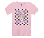 Justin Rainbow Jaguar Checkerboard Tee