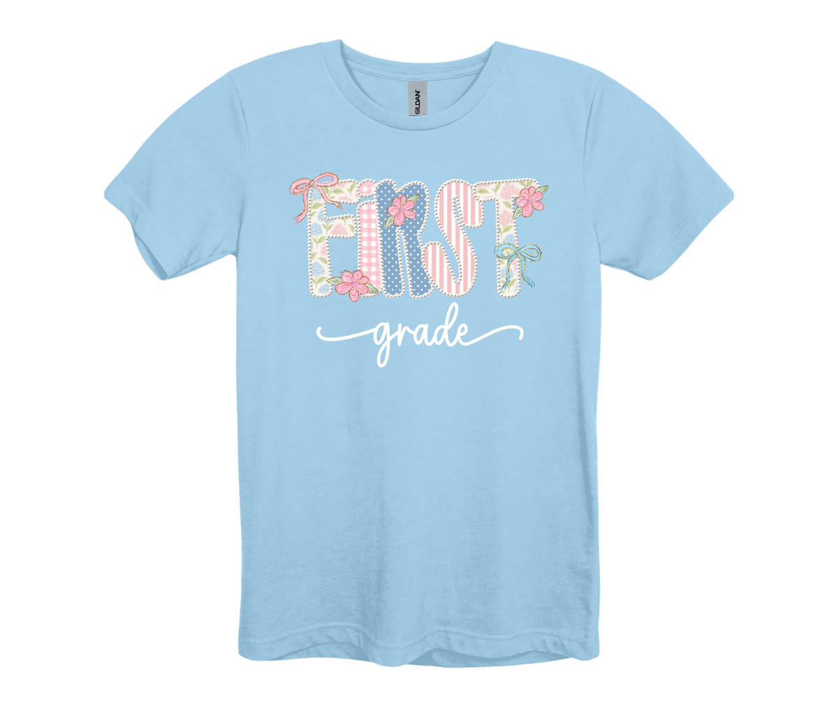 Pre-K Through 4th Grade Floral Grade Level Shirts