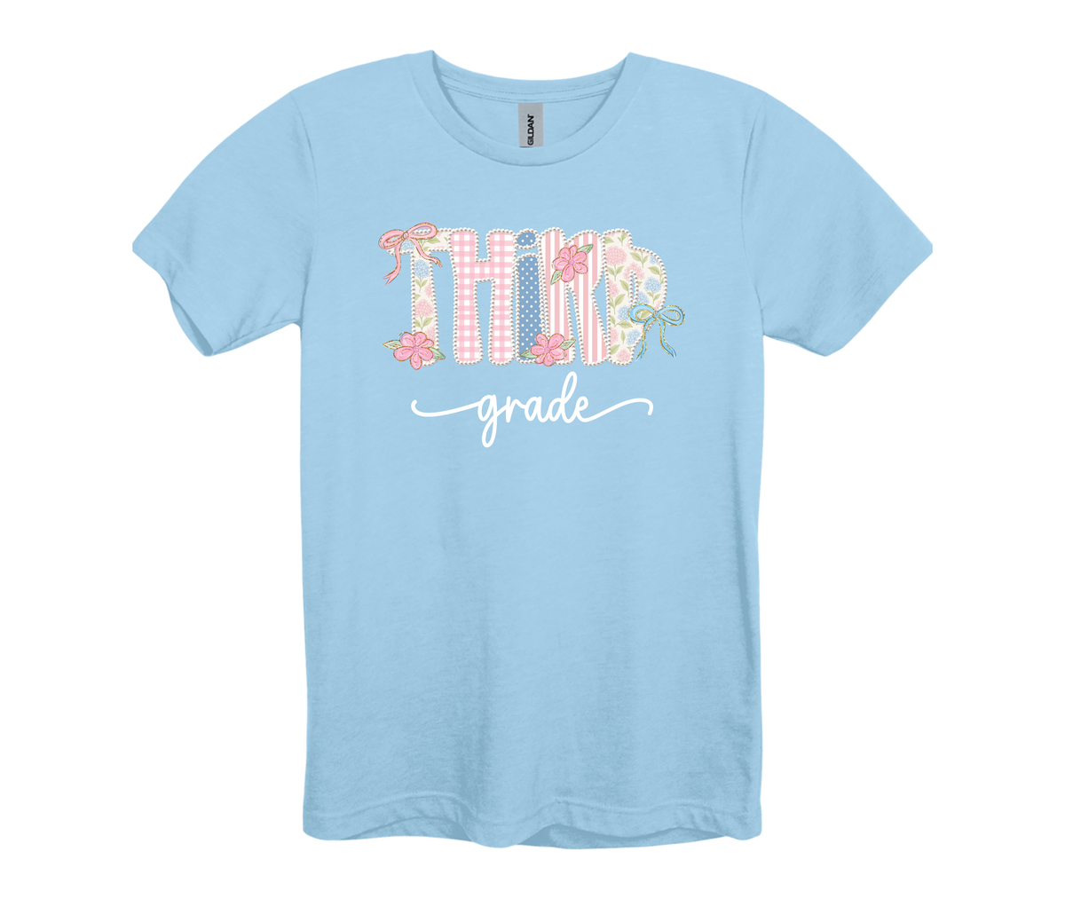 Pre-K Through 4th Grade Floral Grade Level Shirts