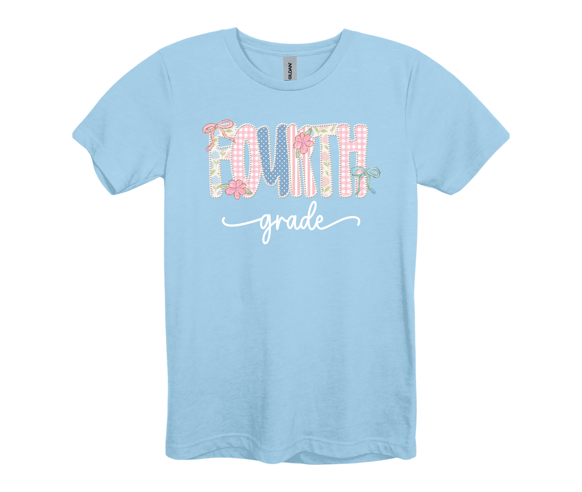Pre-K Through 4th Grade Floral Grade Level Shirts