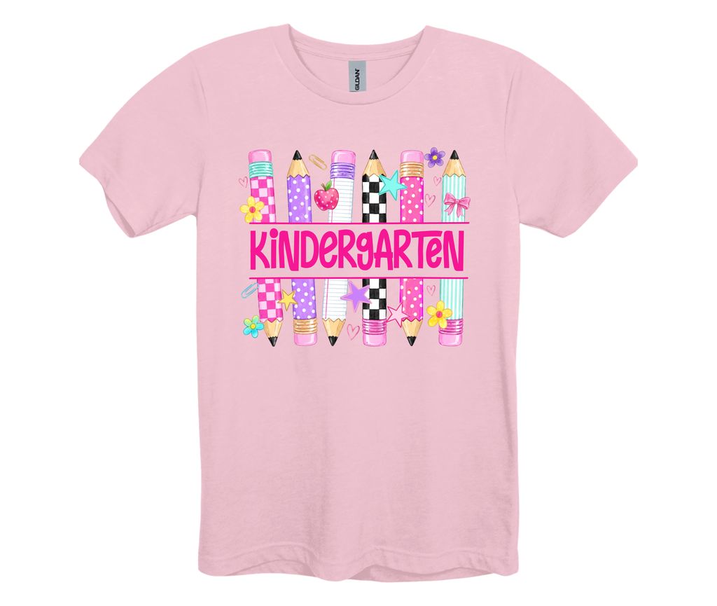 Pre-K Through 4th Grade Pencil Grade Level Shirts