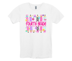 Pre-K Through 4th Grade Pencil Grade Level Shirts