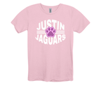 Justin Jaguar Pink Bubble Words Tee