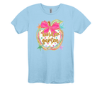 Pre-K Through 4th Grade Gold Glitter Apple Shirts