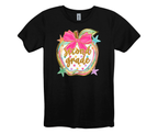 Pre-K Through 4th Grade Gold Glitter Apple Shirts