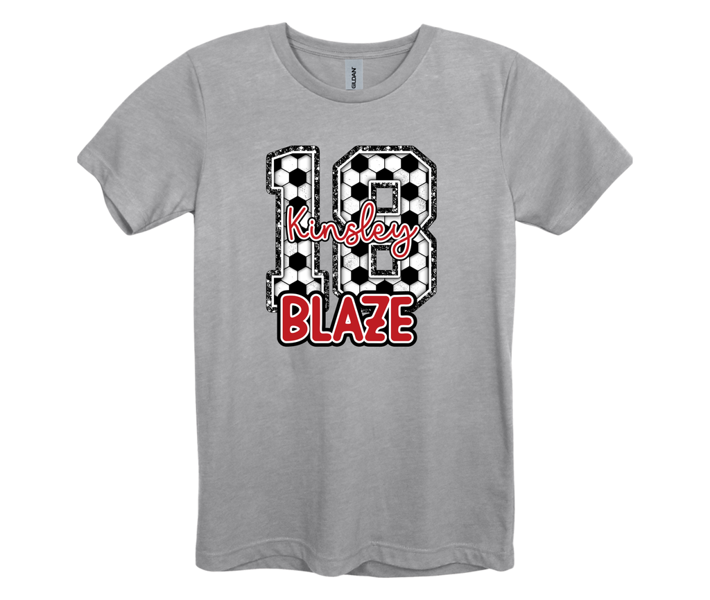 Custom Soccer Number Shirt