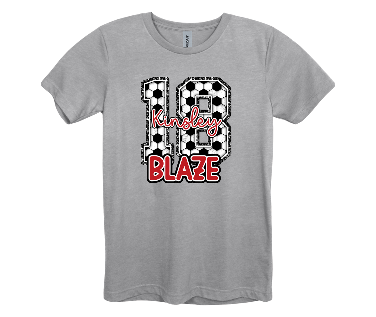 Custom Soccer Number Shirt