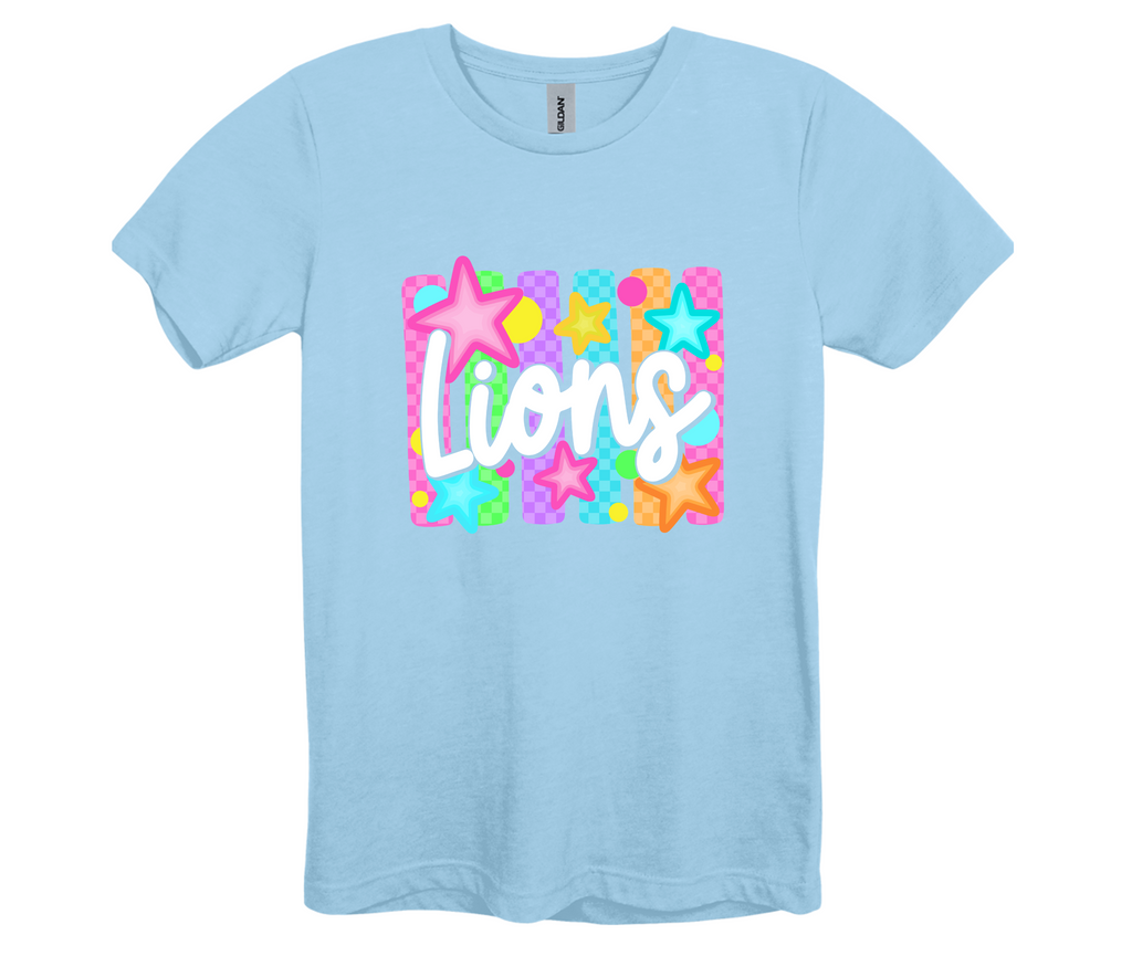 Lions Bright Stripe Spirit Tee