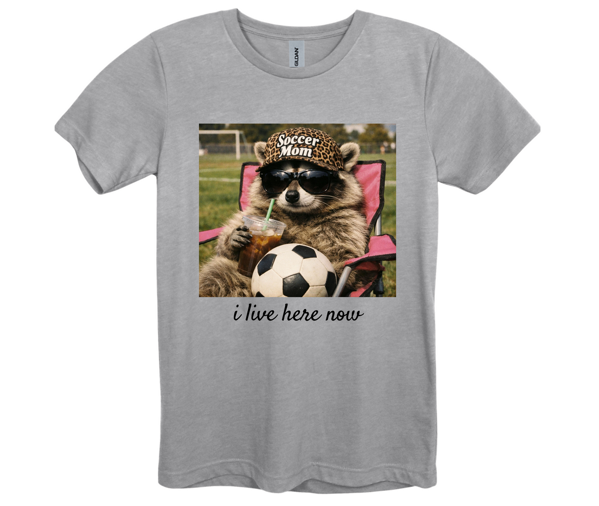 Soccer Mom Raccoon Shirt